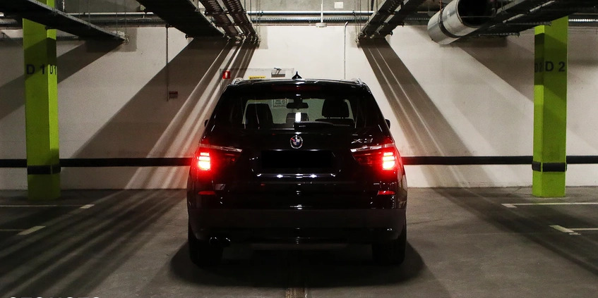 BMW X3 cena 54800 przebieg: 189250, rok produkcji 2012 z Poddębice małe 277